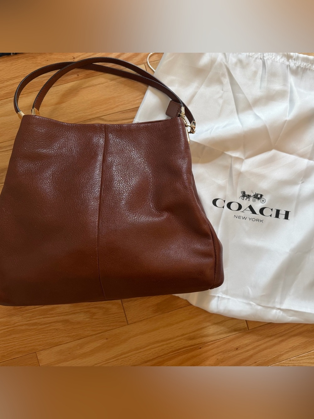 Coach Bag in Chestnut Brown